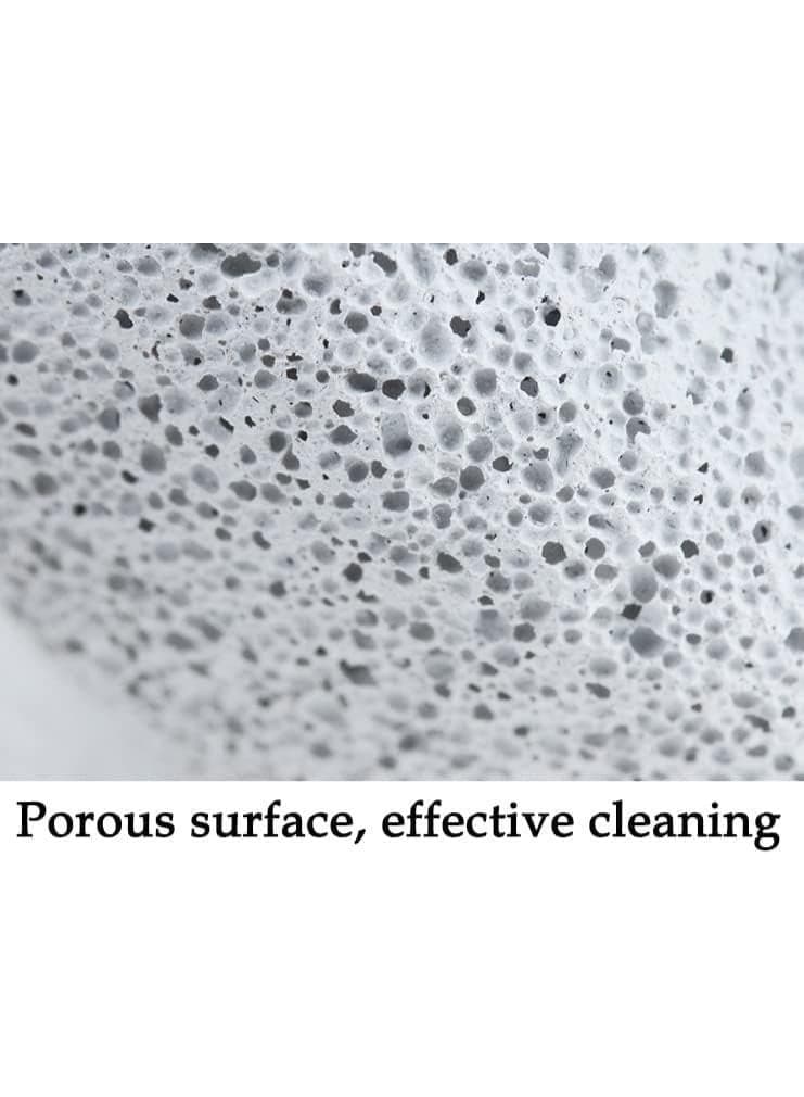 Pumice Stone for Feet – Natural Callus Remover and Foot Scrubber, Exfoliating Stone for Hard, Dry, and Dead Skin on Heels, Hands & Body – Reusable Foot Care Tool (Pack of 1, Multicolor) Buffer Stones (٤)
