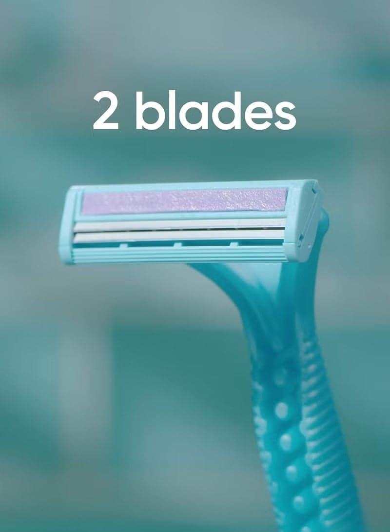 شفرات جيليت سيمبلي فينوس 2 للاستخدام مرة واحدة - أكياس تحتوي على 4 قطع Women's Razors & Blades (٢)