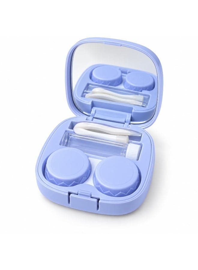 Portable contact lens case - Contact lens care kit - Lens storage and cleaning case with usage tools Women's Contact Lens Cases