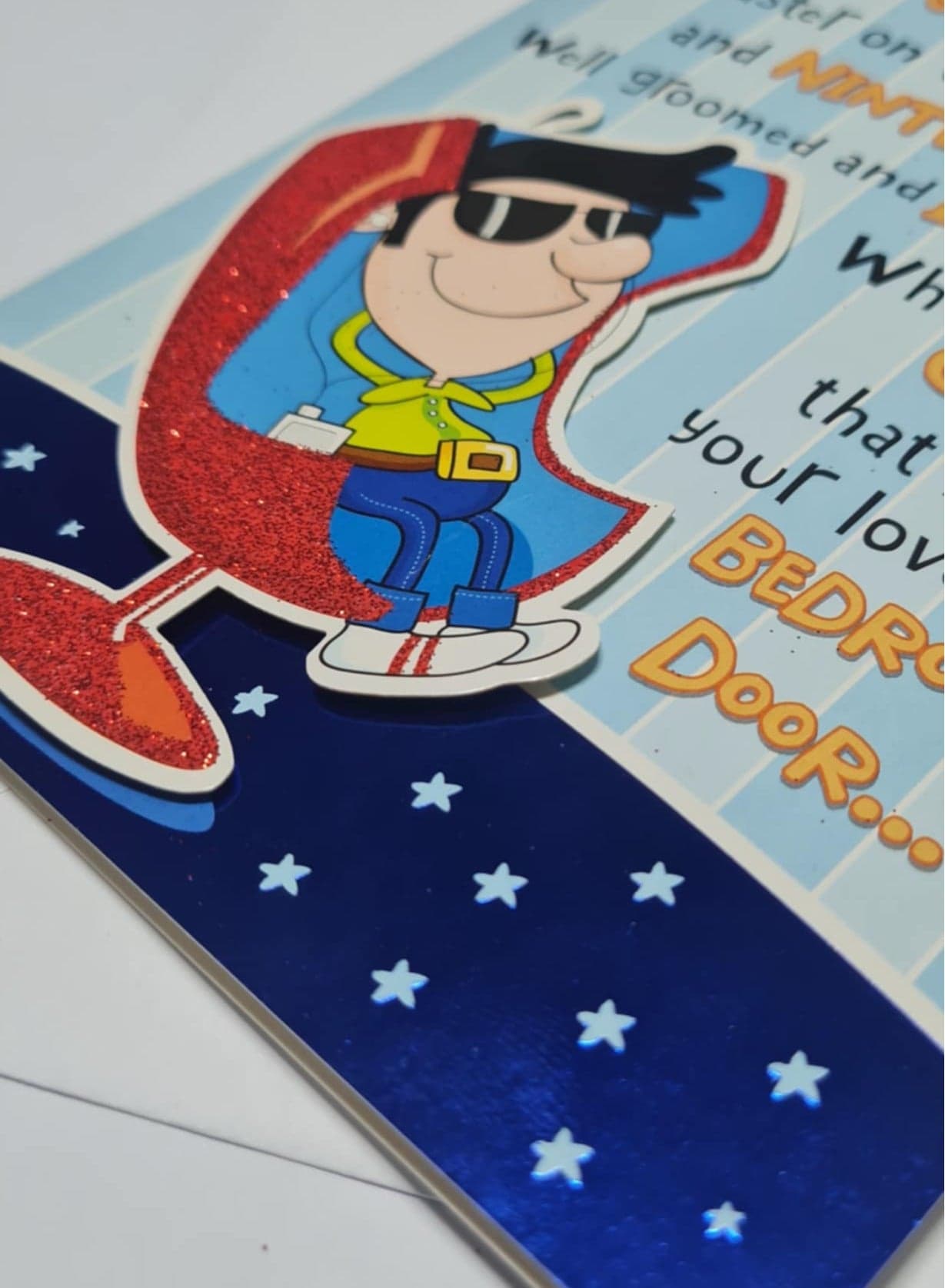 A special greeting card for your friend who loves chaos and doesn't care about organization - Your room's a mess! - with envelope exclusively designed, 21* 13 cm