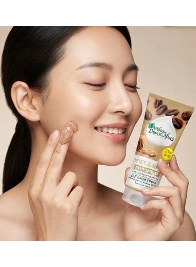 Vatika Dermoviva Face Scrub Coffee & Walnut 150 Ml (Packaging May Vary) (١١)