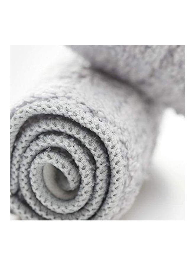 4-Piece Replacement Mop Set Grey Cleaning Cloth (٣)