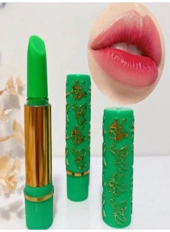 Color Changing Lipstick Moisturizing Long Lasting Waterproof Green Lip Balm Lipstick (5)