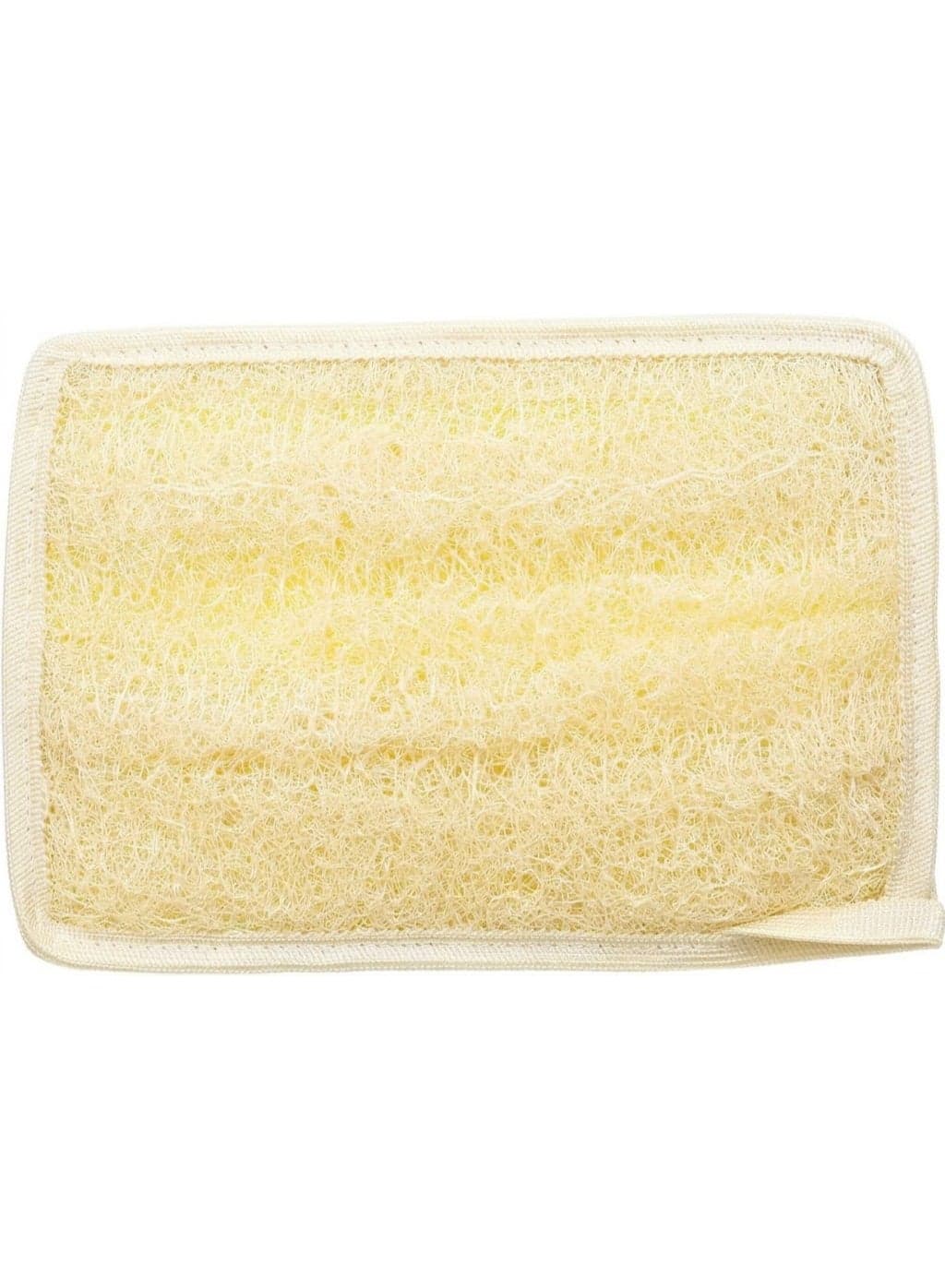 Square Bath Loofah with Yellow Face, Body Shower Loofah Loofahs, Sponges & Poufs