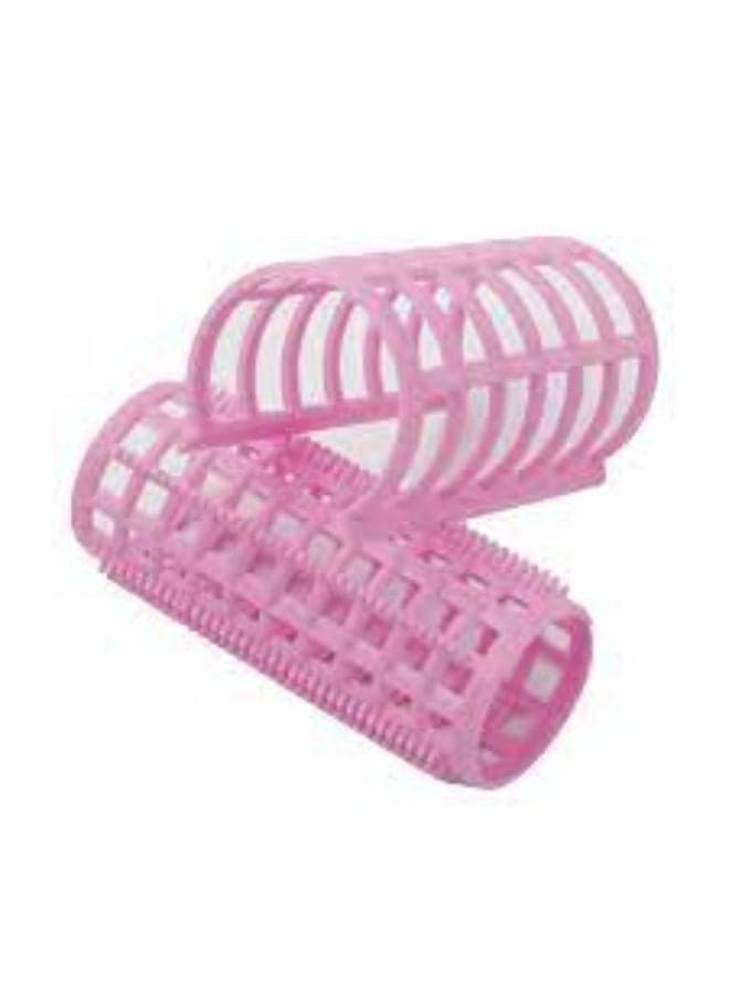Hair Rollers,4 Pcs Plastic Snap on Hair Rollers Curlers for Hairdressing Styling Hair Salo may vary color (5)