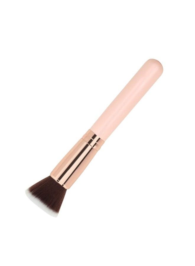 Large Makeup Brush for Applying and Blending Powder, Blush and Foundation, Soft Dense Bristles with Comfortable Handle, Assorted Colors (Color May Vary) Face Brushes (٦)