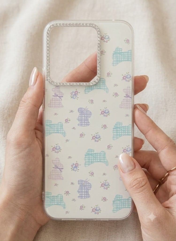 A premium case for Honor X5b featuring cute bunnies and flowers Cases & Covers (٣)