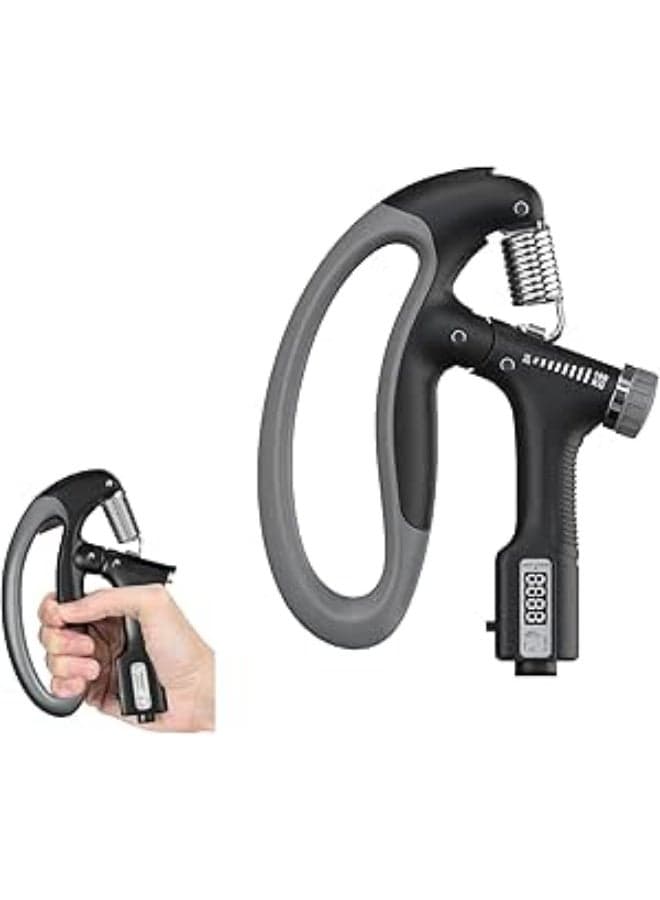 CITY STAR-Hand Strengthener Hand Grip Gripper, Includes Counter, 22.0 - 220.5 lbs (10 - 100 kg), Adjustable Loads, Hand Gripper, Stress Exercise, Finger and Wrist Strength, Rehabilitation Equipment, Tennis,