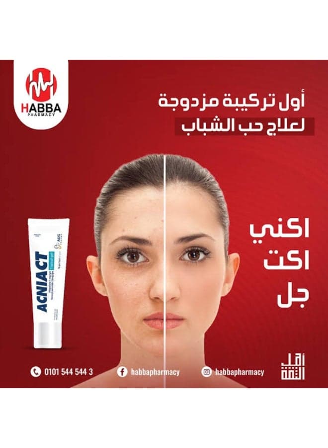 اكني اكت جيل لعلاج جميع انواع حبوب الشباب 15 جم Acne & Blemish Treatments (٢)