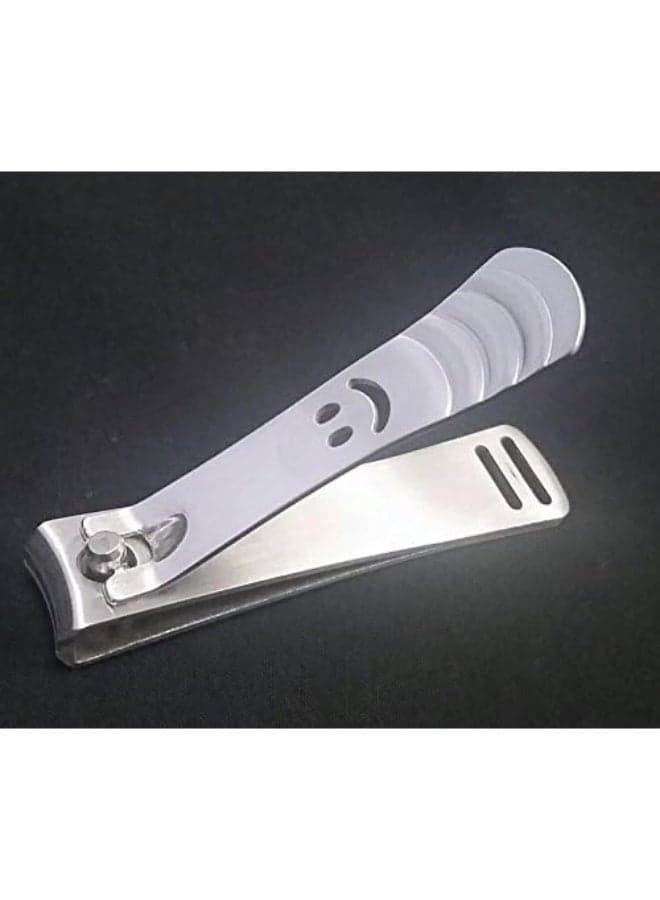 Heavy Duty Smiley face Nail Clipper Stainless Steel – Non-Slip Comfortable Grip – Clean Trim for Thick & Normal Nails – Home & Travel Use Makeup Tools & Accessories (٣)