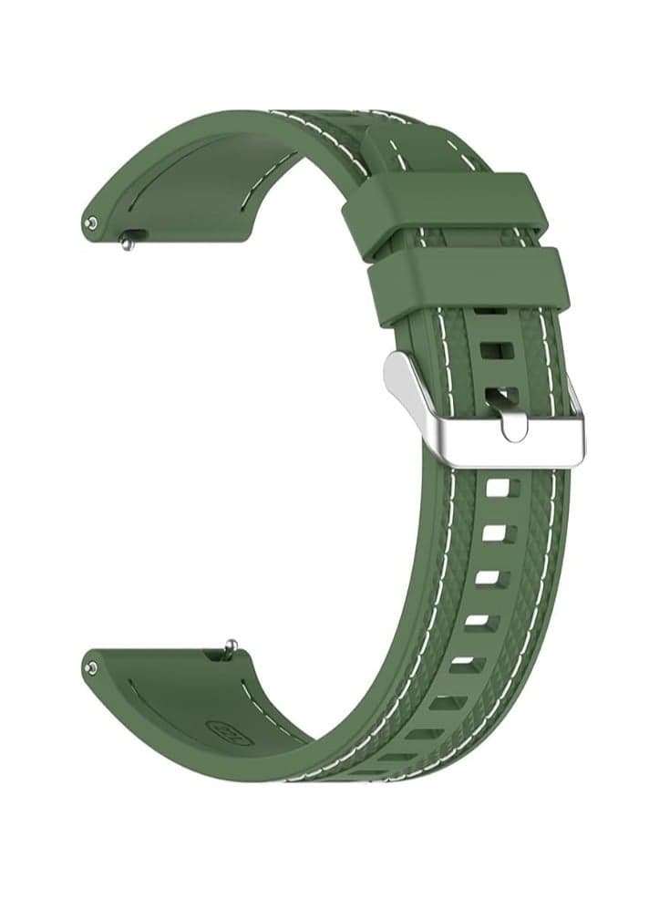 22mm Silicone Strap For Watch GT5 46mm | GT5 Pro | GT4 46mm | GT3 46mm | GT2 46mm | GT2 Pro | Watch Buds | Watch 3 Pro | Ultimate | GT3 Pro Smooth Flexible and Durable Strap (3)
