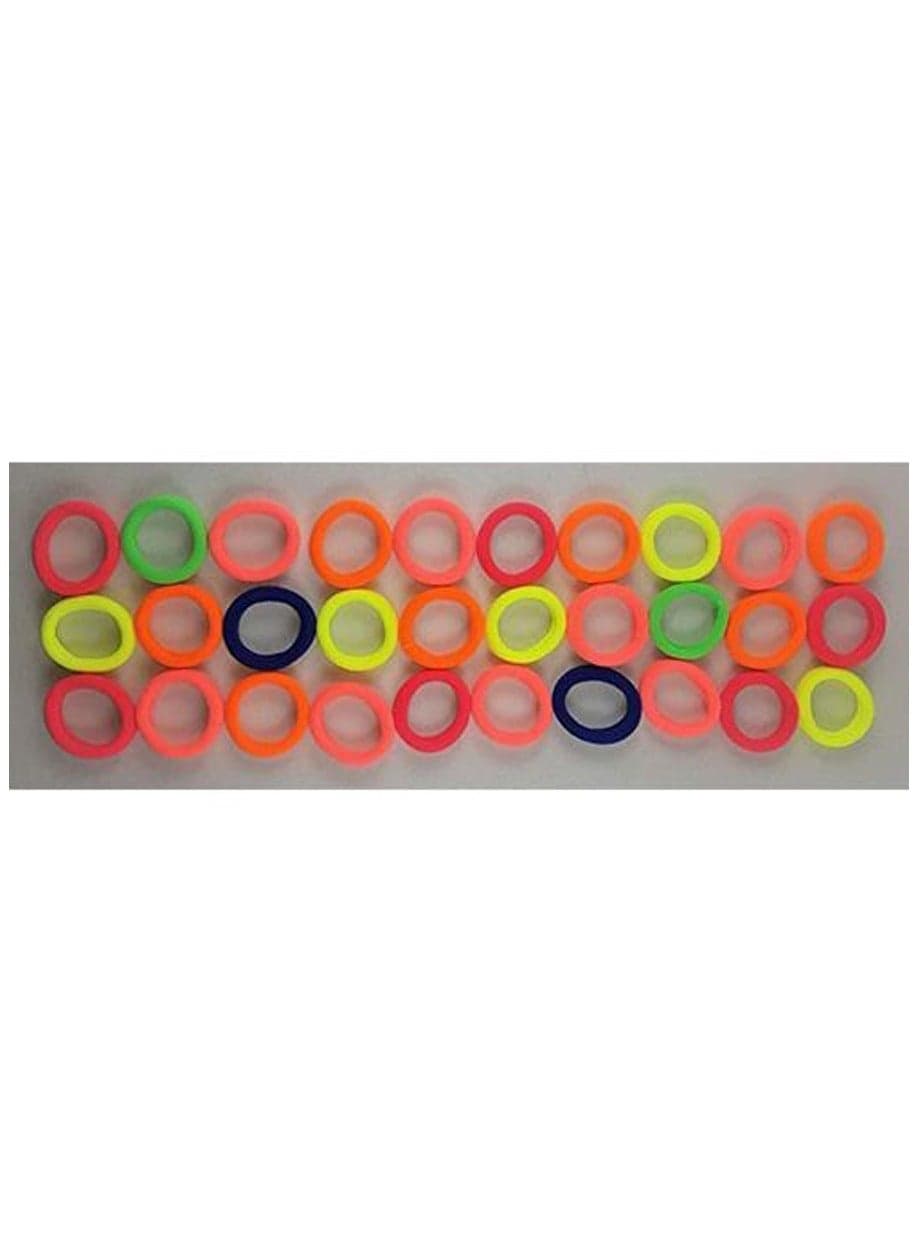 3 Bags Of Privacy Round Hair Elastic Hair Bow - Colors (5)