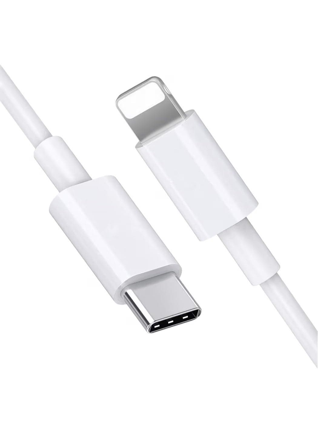 USB C to Lightning Cable 1M - Fast Charging Power Delivery compatible with 12, 11, XR, XS, X, 8, 7, 6, 5, SE, iPad - White (3)