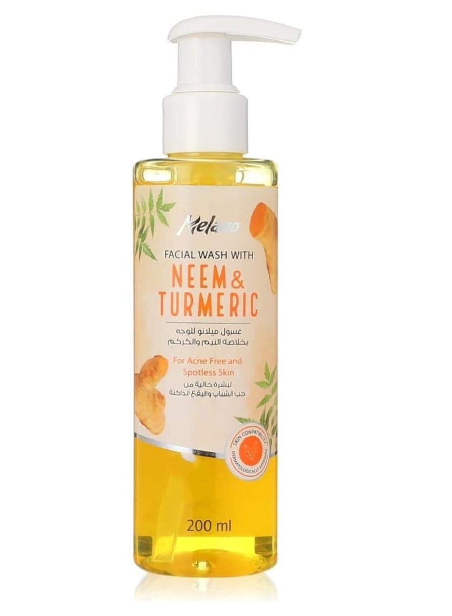 Face Wash With Neem and Turmeric Extract 200 ml