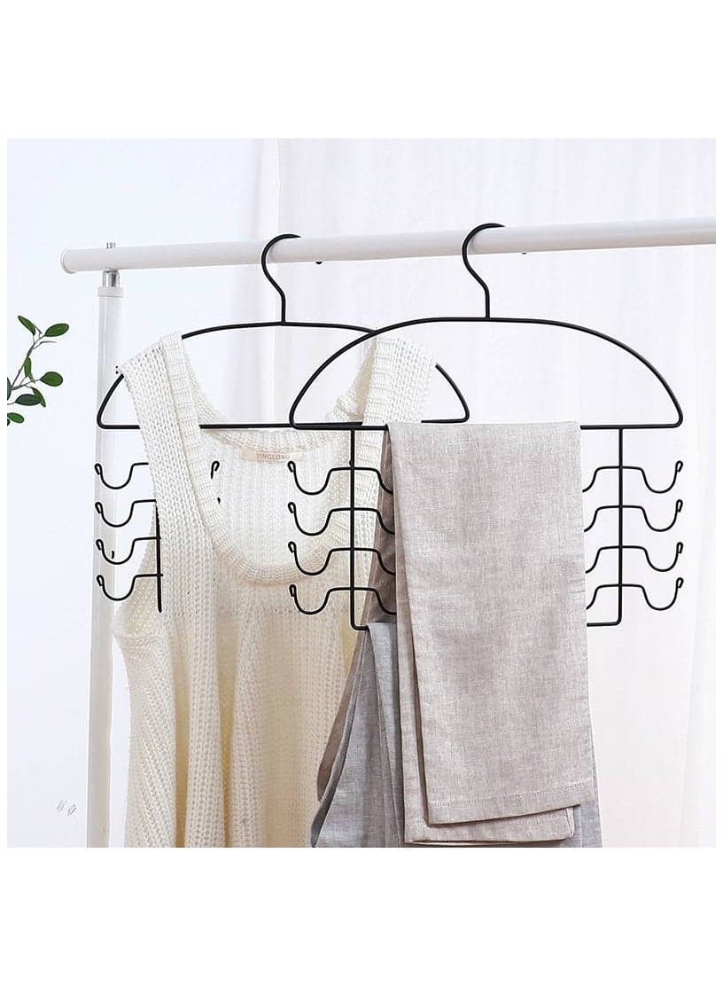 2 Chrome Plated Steel Tank Top, Bra and Swimsuit Hanger Storage Baskets & Bins (٤)