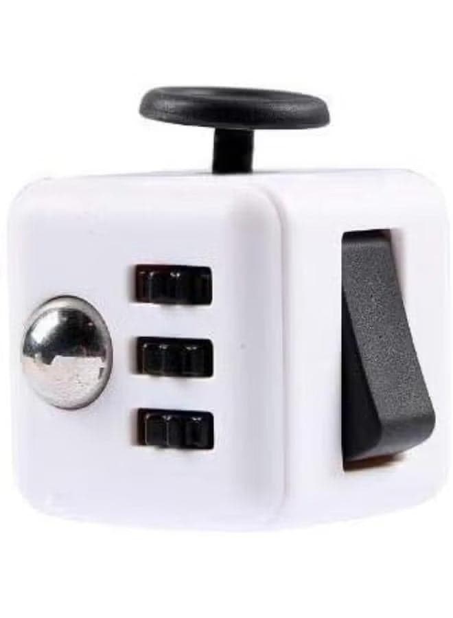 Desk Toy Fidget Cube Relieves Anxiety and Stress Juguete For Adults Squeeze Fun Fidget Cube Desk Spin Toys,white , 2724443052461 Fidget Spinners