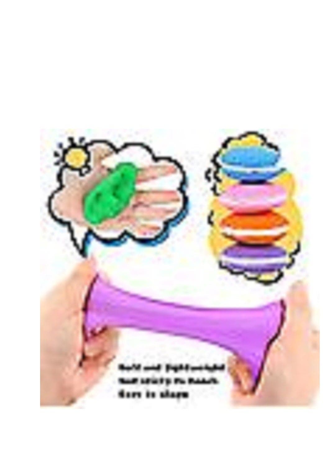 8D Super Light Clay With Twelve Color And 3Cutter To Make Shapes For Kids Multi Color Clay & Dough (4)