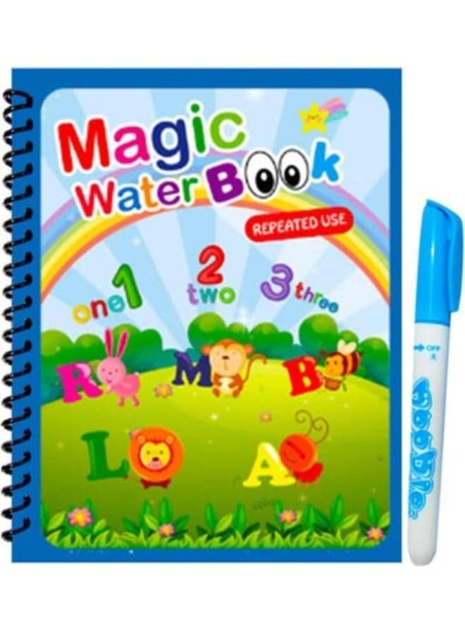 Generic Magic coloring book with water - no mess no stains - fun and educational multiple graphics - boys and girls Drawing & Painting Supplies