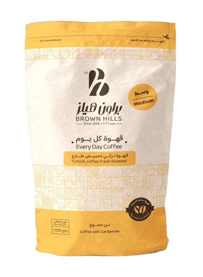 Brownhills Coffee Medium Roast Spiced 100g Ground Coffee