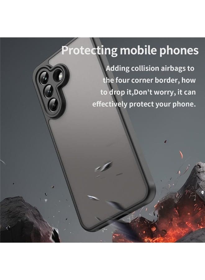 Samsung S25 FE Case TM Semi-Transparent Cover | Shockproof Protective Case with Camera Protection, Slim Lightweight Design (٣)