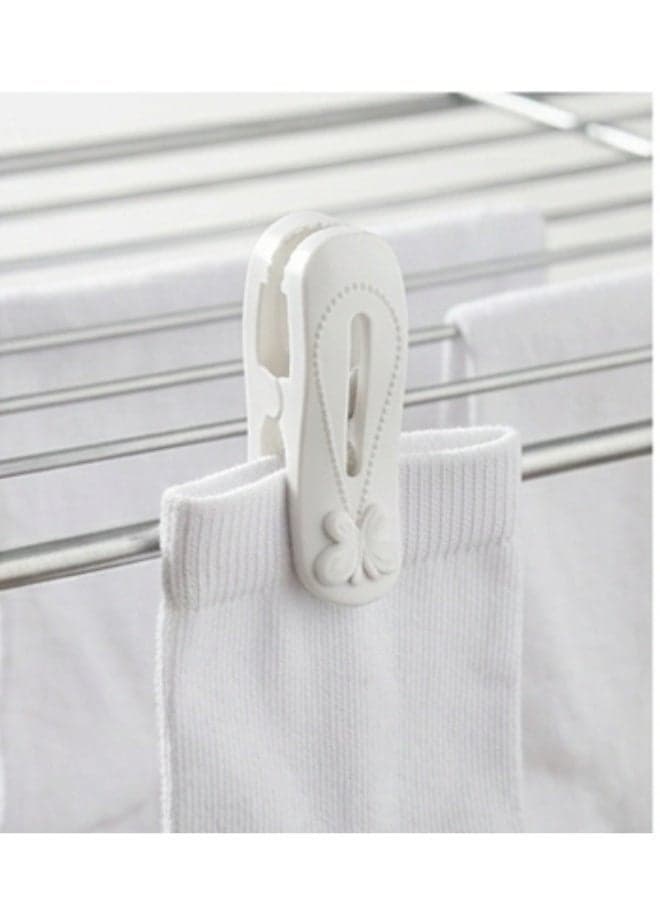 12 Piece Butterfly Decorative Clothes Pegs – Heavy Duty Non Slip Laundry Clips for Hanging Clothes, Towels & Bedding Clothes Drying Clips (٦)