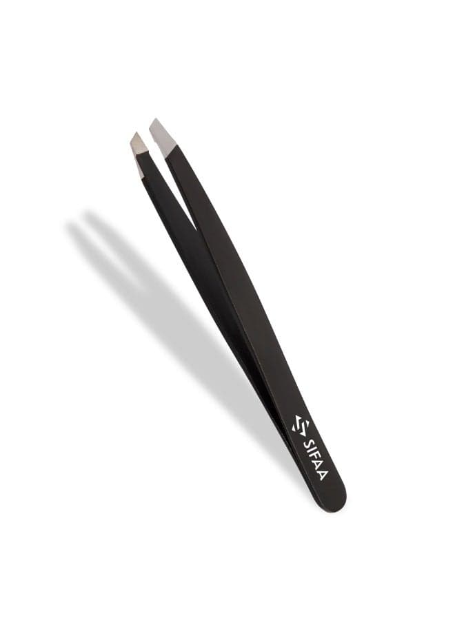 Stainless Steel Anti Static Straight Tweezer Accessories Black (3)