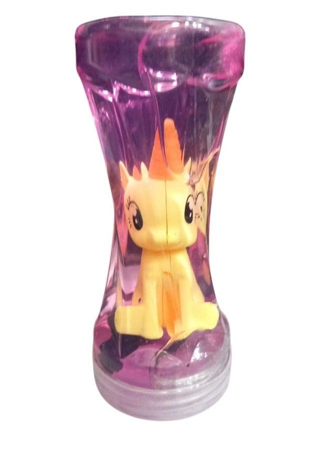 Crystal Slime Bottle With a Unicorn Character (Purple) Slime & Putty Toys