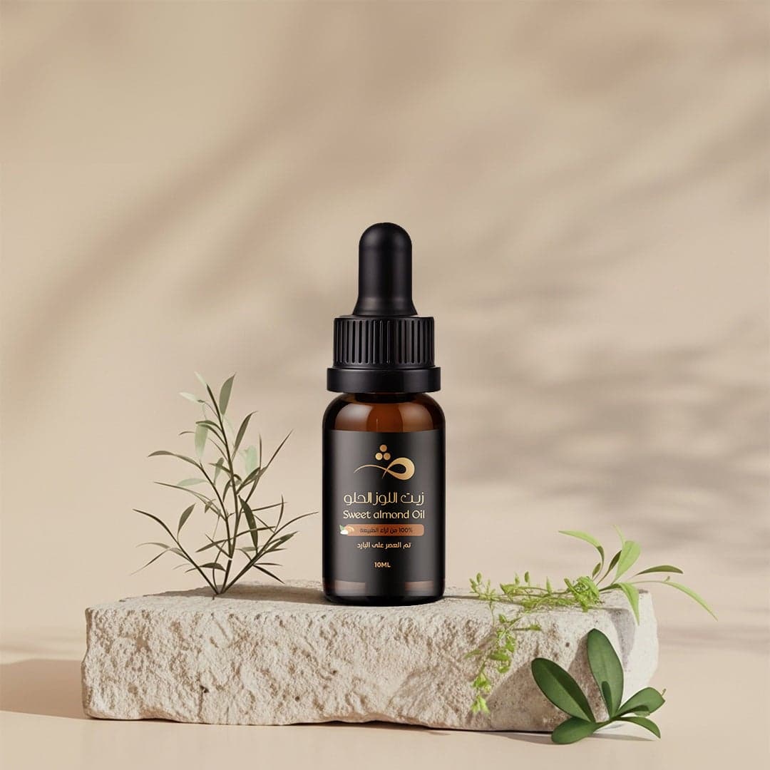 Sweet Almond Oil, 100% Natural for Skin, Body and Hair, 50 ml Body Oils & Mud Packs (٣)