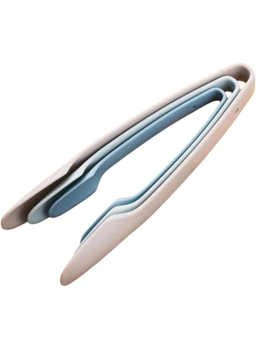 3-in-1 Silicone Food Tongs Set – Multi-Size Heat Resistant Kitchen Serving Tongs with Non-Slip Grip for Cooking, BBQ, Salad & Food Serving (2)