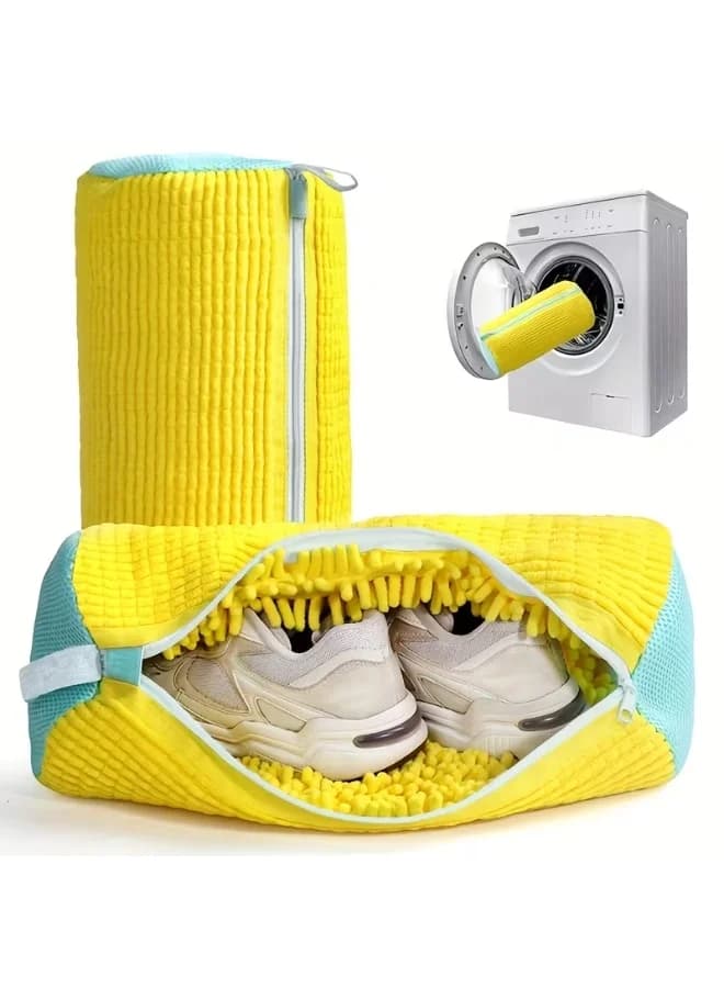 Shoe Washing Machine Bag - Reusable, Hangable Shoe Bag for Washer and Dryer, Suitable for All Shoe Types and Sizes Packing Organizers