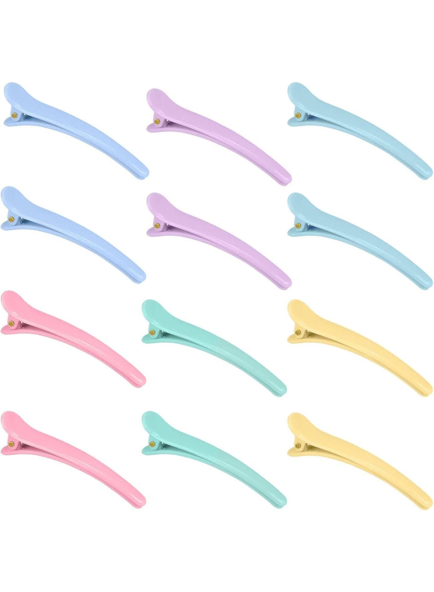 12-piece professional non-slip hair clips, multi-colored plastic, comfortable anti-slip design, alligator-style hair styling for women and girls + perfect gift idea Girls' Hair Accessories