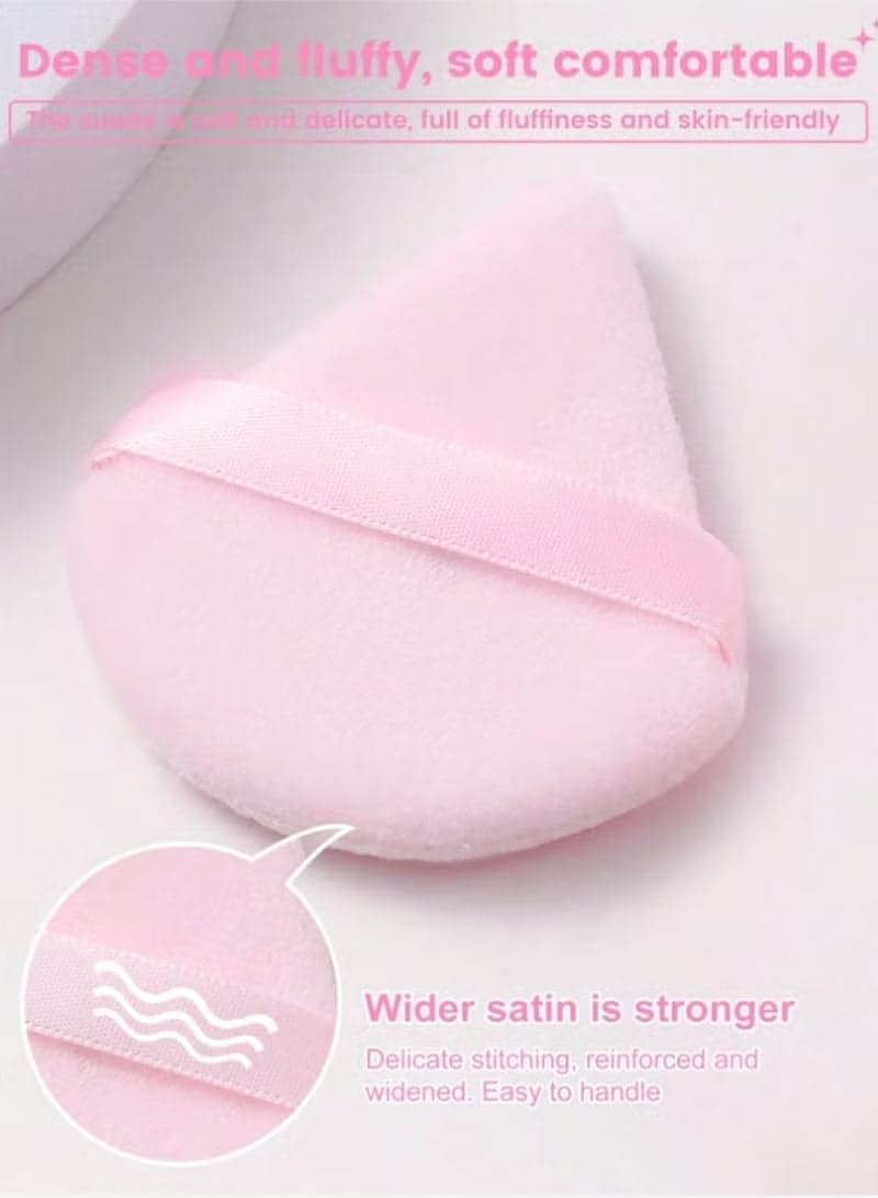 Makeup Sponge Set 6pcs – Velvet Powder Puff, Concealer Sponge & Beauty Blender (Multicolor) Make Up Sponges (٥)