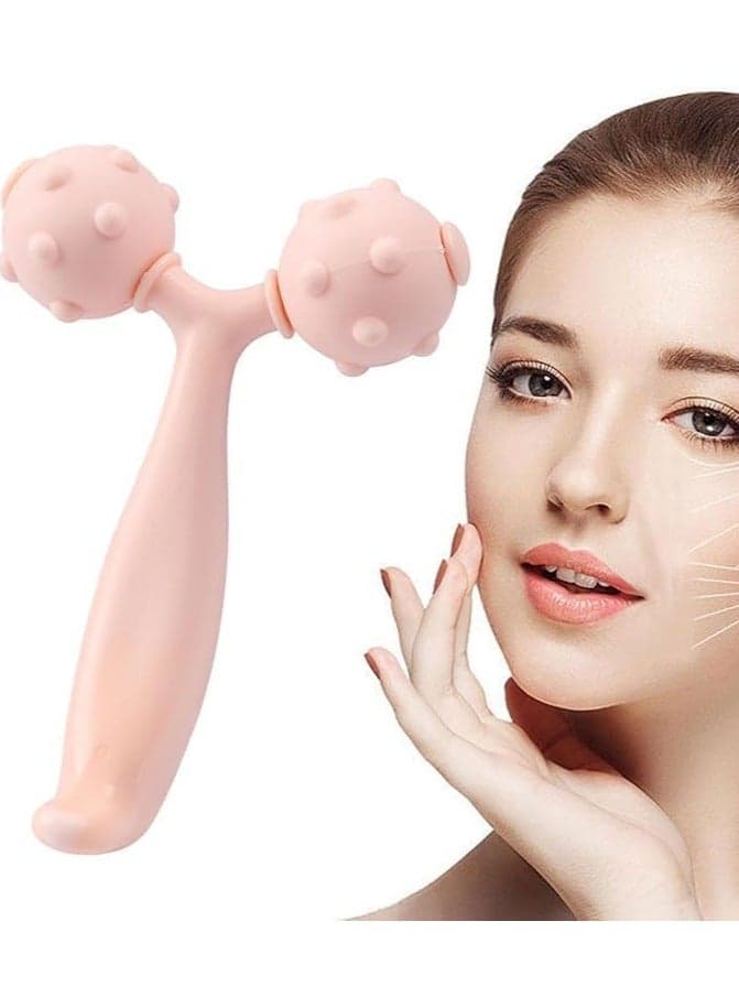 3D Face Roller Massager for Face Lift Skin Care Body Massager, Face Lifting Tools for Body Relaxation Massage Slimming (٧)