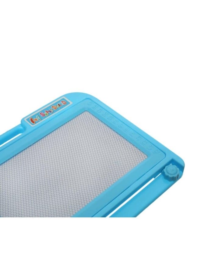 Plastic Magnetic Erasable Drawing And Writing Board With Creative Educational Operations Aiming To Teach Children - Blue Easel-style Dry Erase Boards (٣)