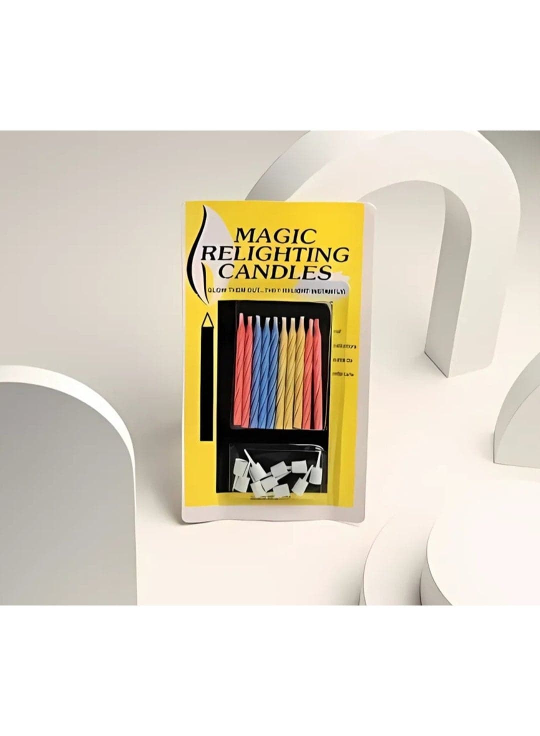 Magic Trick Candles Birthday Cake, Deceptive Gift As A Gift For Wedding Party Decoration, 10 Pieces. Lighting Set (6)