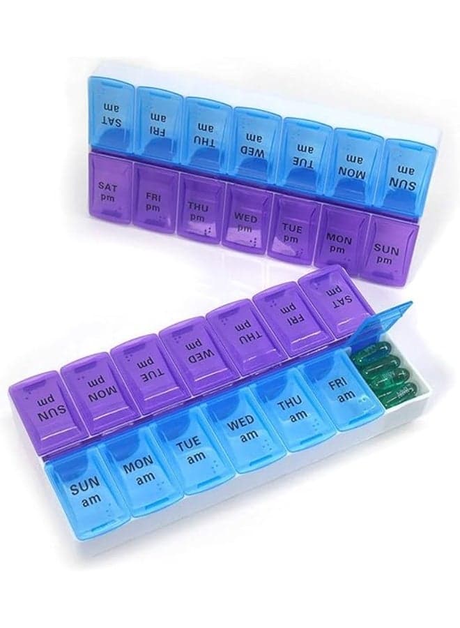 Daily Medicine Organizer Box – Practical Pill Case with Stylish and Durable Design to Keep Medicines Safe Pill Cases & Splitters (3)