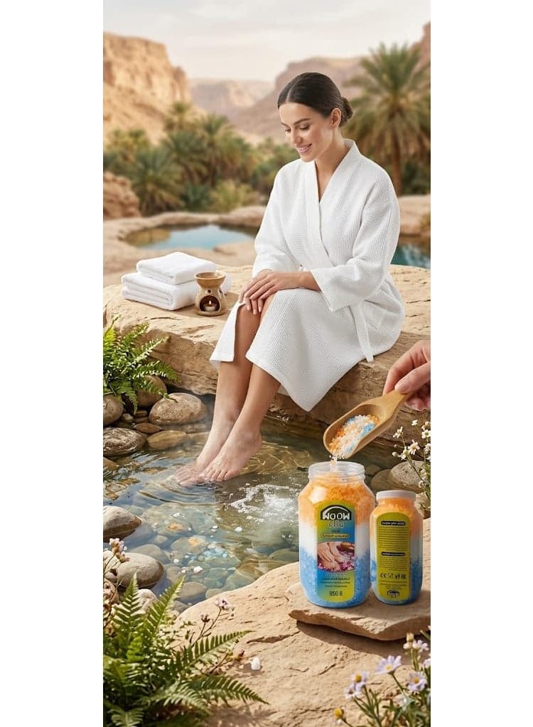 Pedicure salt for removing dead skin and lightening feet Bath Salts & Soaks (٩)