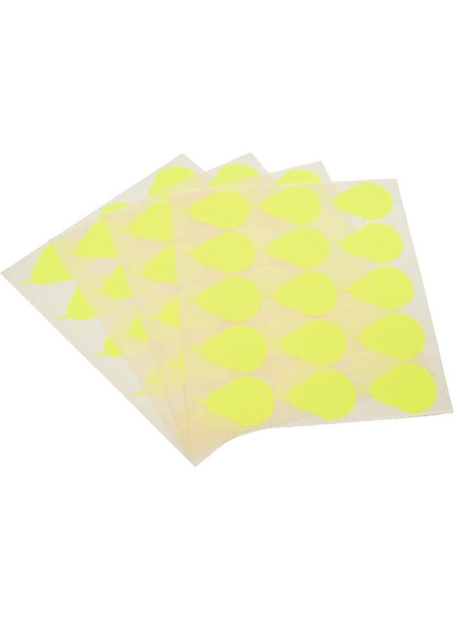 Delightful Pear-Shaped Adhesive Label Sticker, 31x41.5 mm With Premium Material Suitable For Home, School And Office