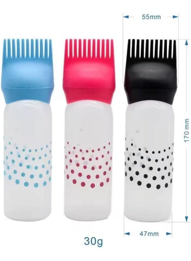 This hair oil brush with storage is a hair oil and dye brush that helps distribute oils and dye perfectly from roots to ends. It features small holes at the tips for easy and practical oil application. Hair Care Accessories (3)