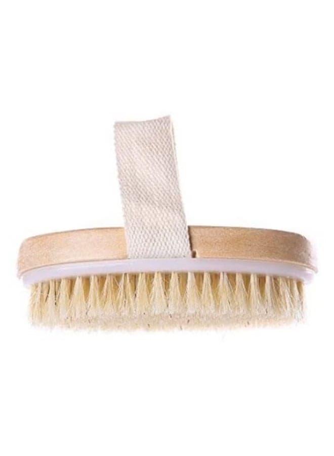 Long-Handle Wooden Bath Brush for Body & Back – Gentle Cleansing and Exfoliation Brush for Removing Dry Skin Cells – Helps Smooth and Improve the Appearance of the Skin – Suitable for Men and Women (٤)