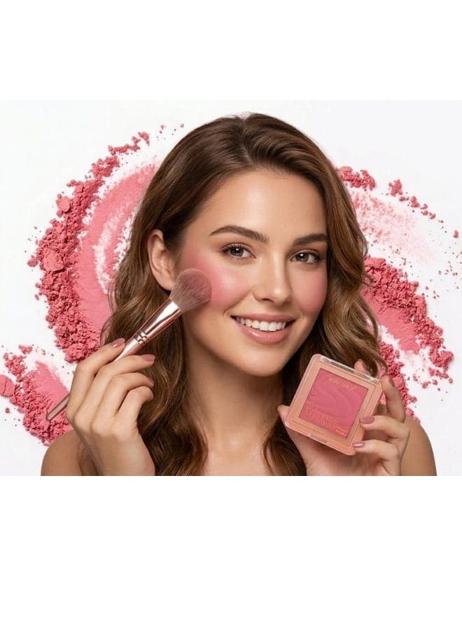 Rose Gold Matte Touch Blush for a natural, radiant cheek look - a blush powder with a smooth, non-clumping formula, high staying power, and perfect coverage for everyday or professional makeup looks -( 06 ) (10)