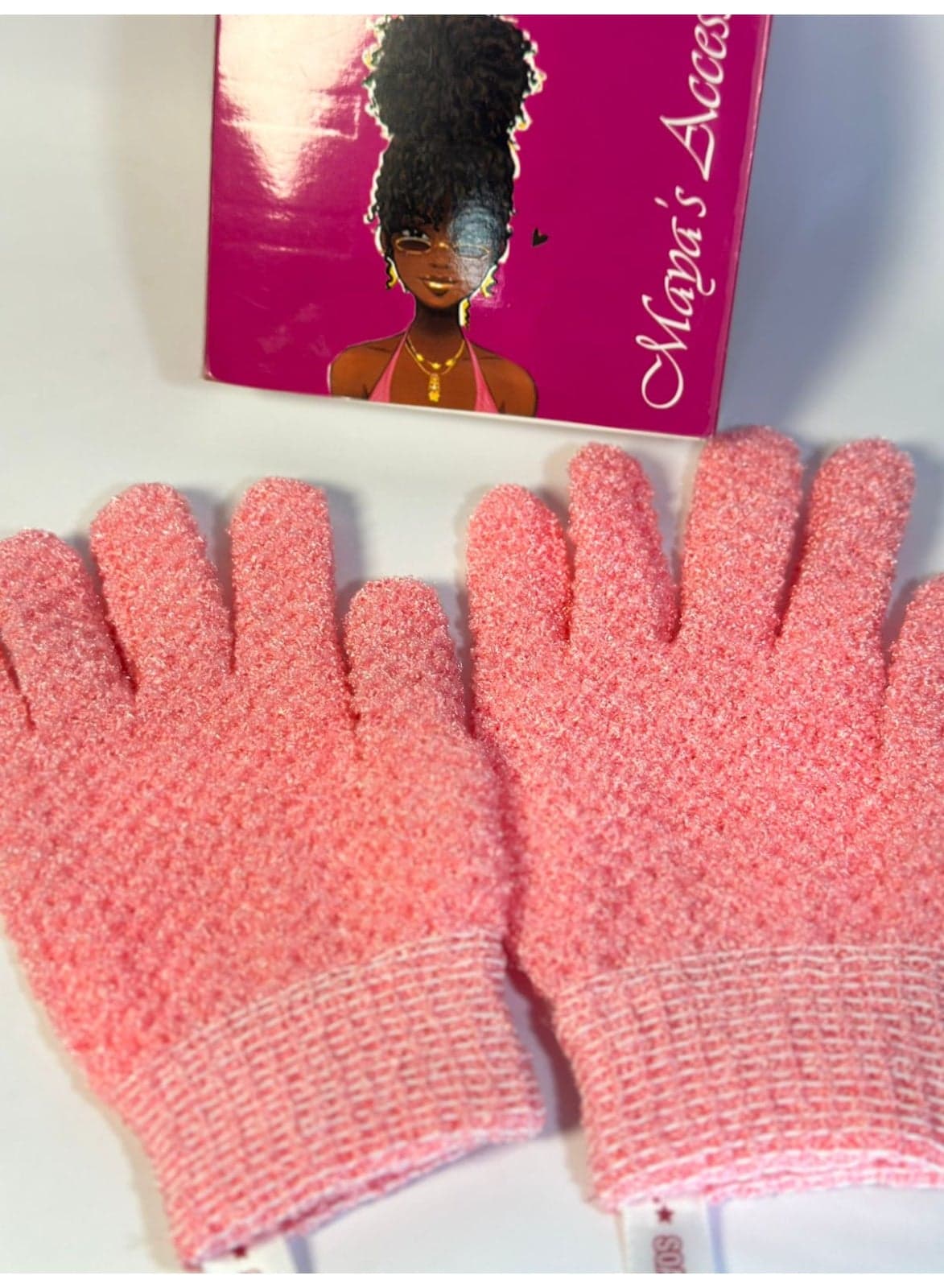 Exfoliating and scrubbing gloves for the skin, body exfoliating gloves, a pair of gloves (2 pieces) (3)
