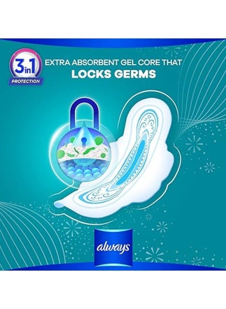 Always Ultra Thin Herbal Freshness Extra Long Sanitary Pads - 14 Pieces (Packaging may vary) Sanitary Napkins (5)