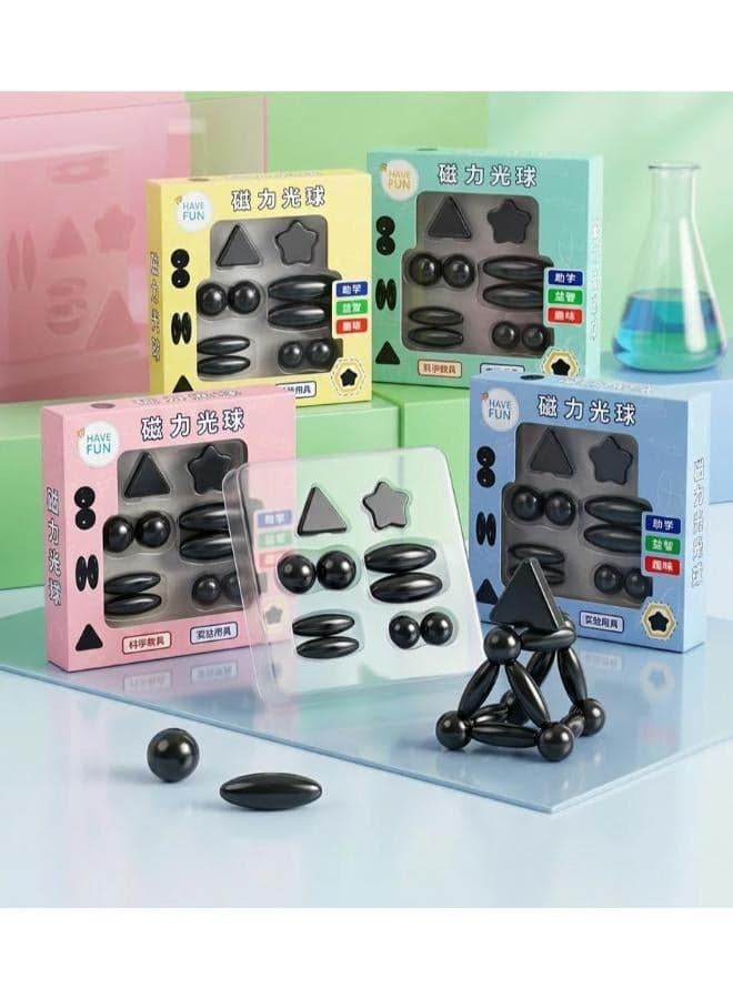 GHAZAL Magnetic Power Kit used as an educational and developmental tool. Early Development Toys