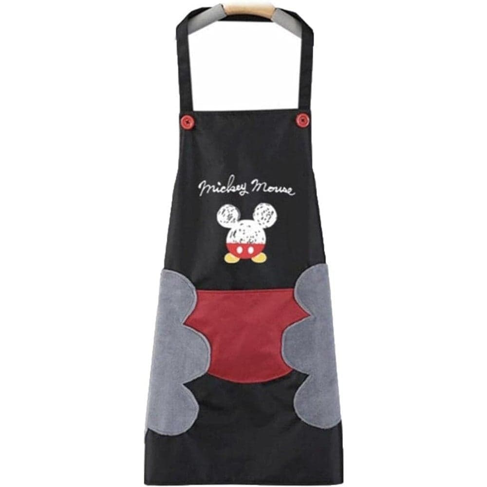Kitchen apron waterproof with 1 pocket and 2 side microfiber towels