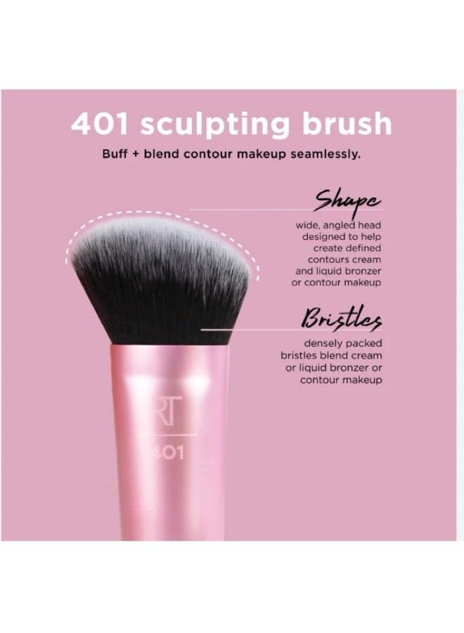 Real Techniques Sculpting Makeup Brush Multicolour Face Brushes (٥)