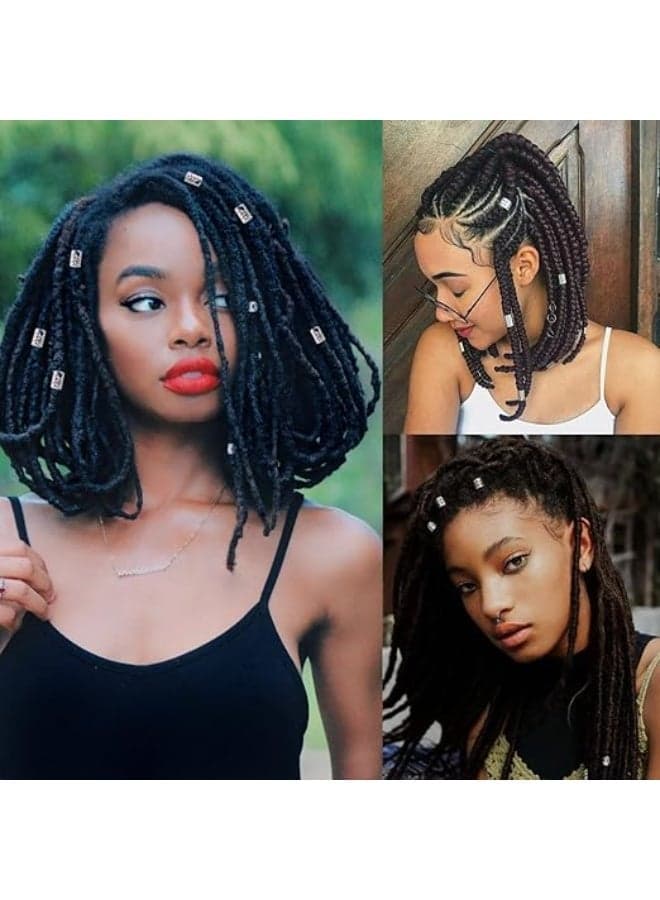 Decorative Hair Rings for Braids – Stylish Lace Design Metal Hair Bands with Attractive Colors for Braids Girls and Ladies, Perfect for Daily Use, Parties, Special Occasions Girls' Hair Accessories (٣)