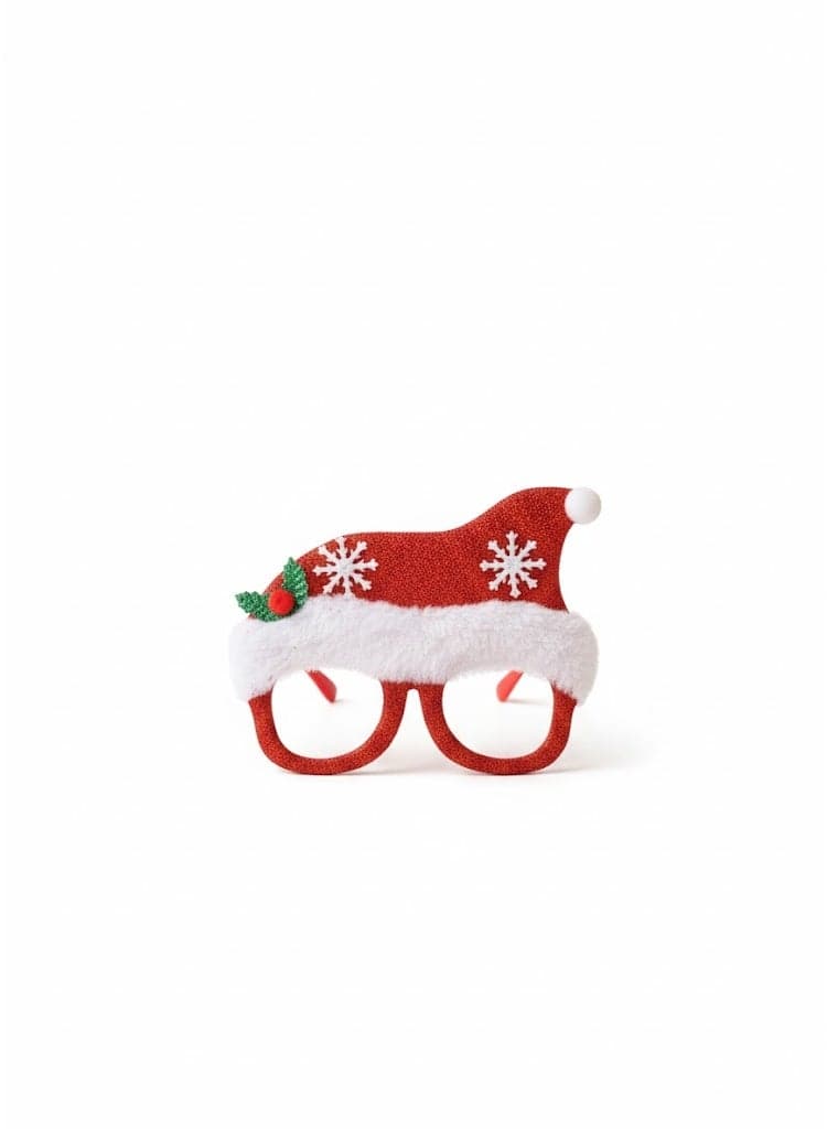 Christmas Hollow Cone Glasses – Red Home Decor Ornaments