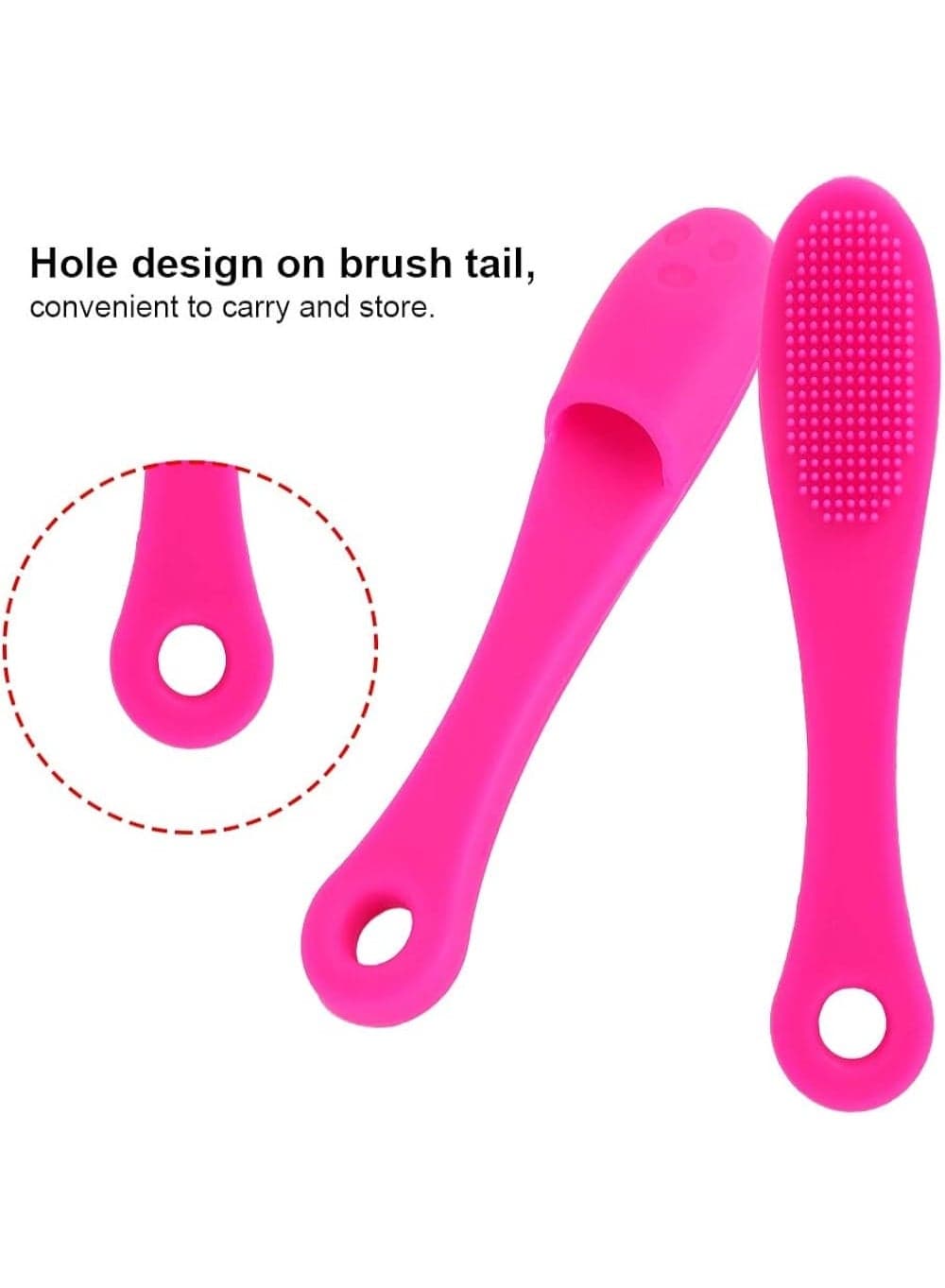 Cleaning Silicone - Versatile Face and Finger Brush for Effective Skin Care and Blackhead Extraction (3 pcs) Cleansing Brushes (3)