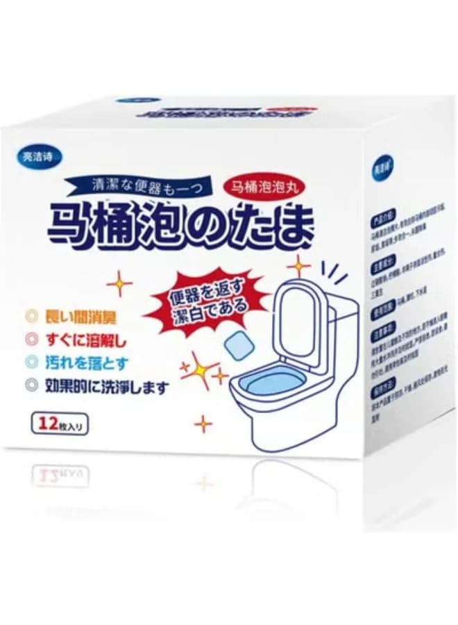 Egyptqueen Automatic Toilet Cleaning Tablets - 12 Count Bathroom Cleaners